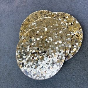 Kate spade gold coasters